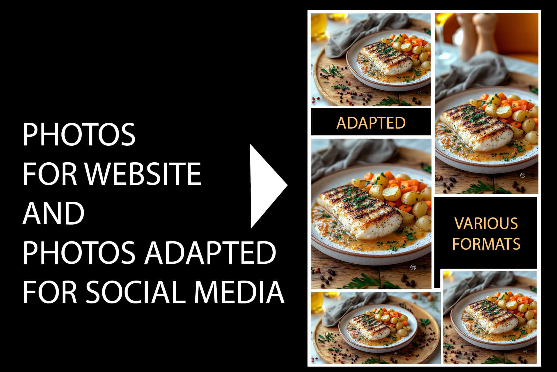 AI food photo and video, ai agency, food photos