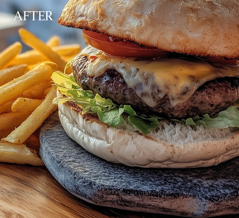 AI food photo and video, ai agency, food photos