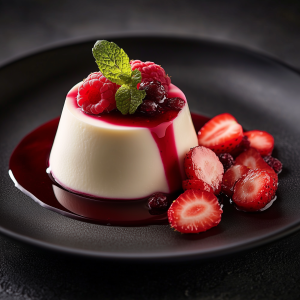 AI food photo and video. ai agency. food photo of dessert