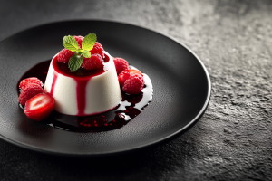 AI food photo and video. ai agency. food photo of dessert